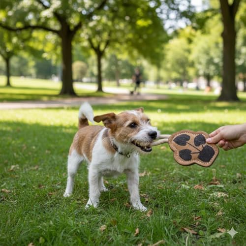 Natural Jute Dog Chew Toy – Tough & Durable Plant-Shaped Puppy Toy, Safe Teething Chew, Interactive Training & Play Toy for Small, Medium & Large Dogs - style: Plant Shape