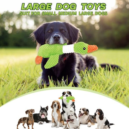 Pweituoet Squeaky Toys for Aggressive Chewers - Tough Dog Toys for Large & Medium Breed Puppies