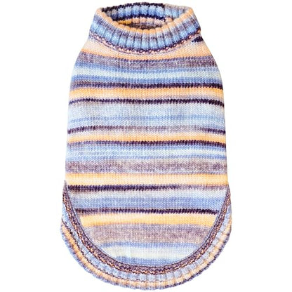 Blueberry Pet Dog Sweater - Award-Winning Christmas Sweater for Dogs | Cozy Knit Fabric, Gradient Dip Dye | Warm Dog Christmas Sweater | 22" Back, 30.25"-33" Chest, 21" Neck | Machine Washable - color: Serene Blue, size: 22 inch (Pack of 1)