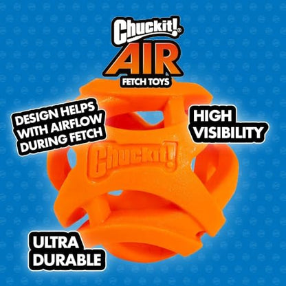 32215 Chuckit Breathe Right Stick - Orange, Large - Pack of 3
