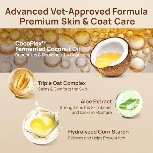 HICC PET Glove Wipes Pro | Pet Grooming Wipes for Dogs & Cats | Rinse-Free Grooming Mittens | 4-in-1 Cleaning & Conditioning | Pet Bathing Wipes for Horse Coat Care, Skin, Coat & Hoof | Unscented - size: 6 PCS - Pro Version