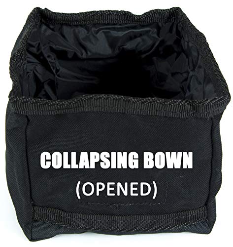 Neewa Dog Walking Belt with Pocket and Collapsing Bowl, Ideal for Trekking, Hiking, Running with Dog, and Hands Free Dog Leashes
