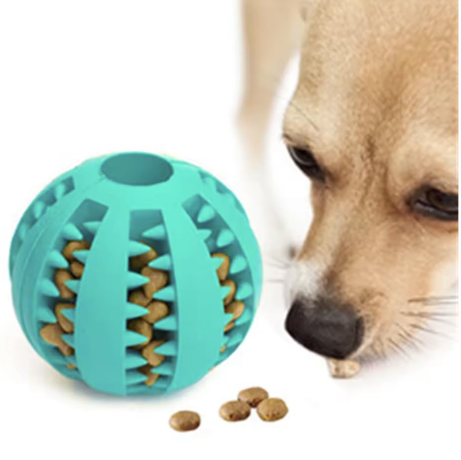 Emerald Paws Magic Rolling Dog Ball (Pack of 2) – Fun Interactive Treat Dispenser and Slow Feeder Toy for Active Dogs