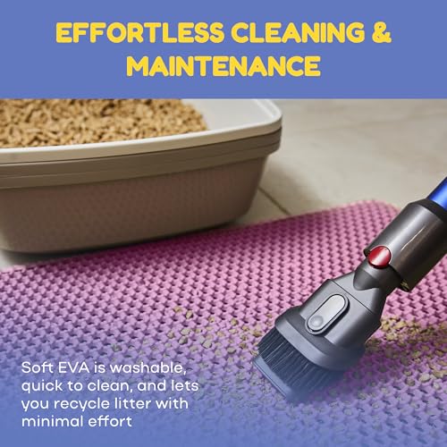 Cat Litter Mat. Easy to Clean, Waterproof, Urine-Proof