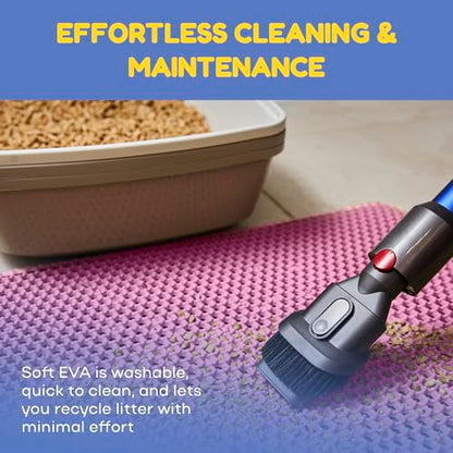Cat Litter Mat. Easy to Clean, Waterproof, Urine-Proof