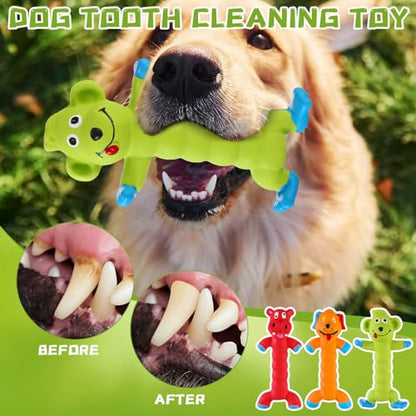 Shappy 20 Pcs Squeaky Dog Toys, Latex Rubber Dog Toys Bulk Soft Squeak Chew Balls Assorted Animals Puppy Fetch Interactive Play for Medium Large Pets(Lovely) - style: Lovely