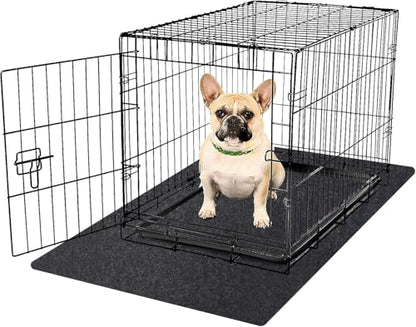 Kennel Pad Dog Crate Mat Liner, Absorbs Urine, Waterproof, Non-Slip, Washable Puppy Pee Pad for Kennel Training - Under Pet Cage to Protect Floors, Thin Cut to Fit Design (48" x 29" - 1 Pack ) - size: 48" x 29" - 1 Pack