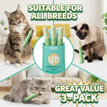 3+3Pcs Catnip Toys for Indoor Cats, Funny Cigarette-Shape Cat Chew Toy for Kitten Teething, Soft & Durable Kicker Plush Gifts Interactive Organic Cat Nip Sticks to Relieve Boredom Anxiety - size: 6Cigar-Stick