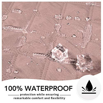 Easy-Going 100% Waterproof Dog Bed Cover, Non-Slip Pet Blanket for Furniture, Washable Couch Cover, Repleasement Sofa Cover (52X82 in,Pink) - color: Pink, size: 52x82 in