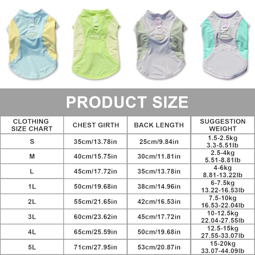 Dog Cooling Vest,Sunblock Dogs Shirts Quick Dry Lightweight and Breathable Dog T-Shirts with D-Ring Sleeveless Pet Clothes for Small Medium Large (Gray, XX-Large) - color: Gray, size: XX-Large