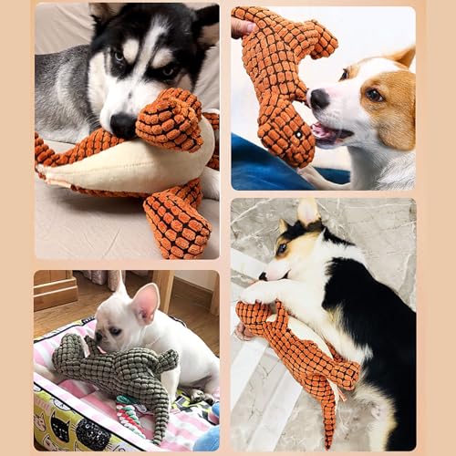 Puppy Chew Toys, Durable Fabric Funny Soft Dog Toys for Puppies,Interactive Heavy Duty Indestructible Interactive Dog Toy for Teething Small Medium Breeds Puppy Home Indoor Anxiety Relief Playing - color: Green