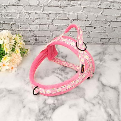 Didog No Pull Dog Harness with Soft Padded, Easy Walk Dog Harness with Quick Release Buckle, Adjustable & Reflective Pet Harness with Soft Padded for Small Medium Dogs (S:Chest 19-22", Pink) - color: Pink, size: S:Chest 19-22", Fit 15-25 lbs