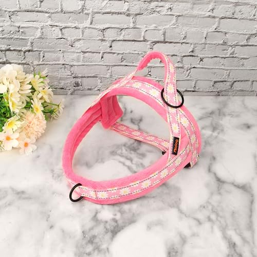 Didog No Pull Dog Harness with Soft Padded, Easy Walk Dog Harness with Quick Release Buckle, Adjustable & Reflective Pet Harness with Soft Padded for Medium Dogs (M:Chest 22-26", Pink) - color: Pink, size: M:Chest 22-26", Fit 25-40 lbs