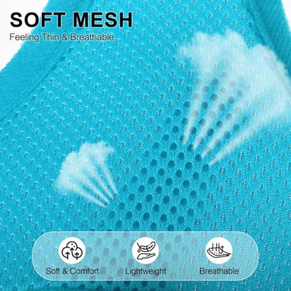 BINGPET Small Dog Harness, No Pull Dog Harness Small Sized Dogs, Soft Light Breathable Mesh Puppy Vest with Safety Buckle-Adjustable Step in Pet Harnesses for Easy Walking, Running, Training - color: Royal Blue, size: S (NECK: 12", CHEST: 14"-18")