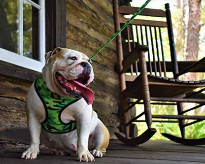 EcoBark Teacup Dog Leash - Soft & Reflective Toy Breed Leashes with Padded Handle - Strong & Durable - Training and Pulling for Tiny & Small Dogs (Camo) - color: Camo, size: 6 ft x 5/8 in - Thinnest Width