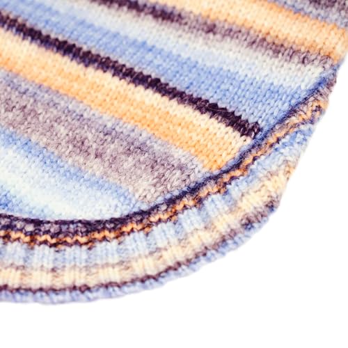 Blueberry Pet Dog Sweater - Award-Winning Christmas Sweater for Dogs | Cozy Knit Fabric, Gradient Dip Dye | Warm Dog Christmas Sweater | 22" Back, 30.25"-33" Chest, 21" Neck | Machine Washable - color: Serene Blue, size: 22 inch (Pack of 1)