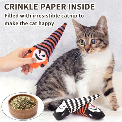 Retro Shaw Cat Toys Gnomes, 3 Pack, Catnip Toys for Indoor Cats Kitty Kicker Chew, Safe Teeth Cleaning Interactive Kitten Toy for All Pet Breeds, 6.7 Inches - size: 6.7 Inches