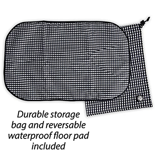 Necoichi Stress-Free Enclosure Cat Travel Carrier Cage 31.8" L x 20.0" W x 20.0" H Collapsible Gray White Stripes | Pop up Kannel, Crates - style: Cage