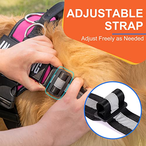Essential Dog Harness, No Pull Pet Harness with 3 Side Rings for Leash Placement, No Choke, Reflective, Adjustable Pet Vest, Easy On-Off & Improved Control Handle, Training, Walking, Running - size: L(Neck:19-26",Chest:25-33")