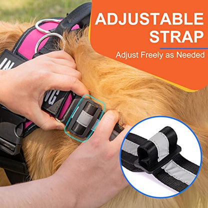 Essential Dog Harness, No Pull Pet Harness with 3 Side Rings for Leash Placement, No Choke, Reflective, Adjustable Pet Vest, Easy On-Off & Improved Control Handle, Training, Walking, Running - size: XL(Neck:22-29",Chest:27-35")