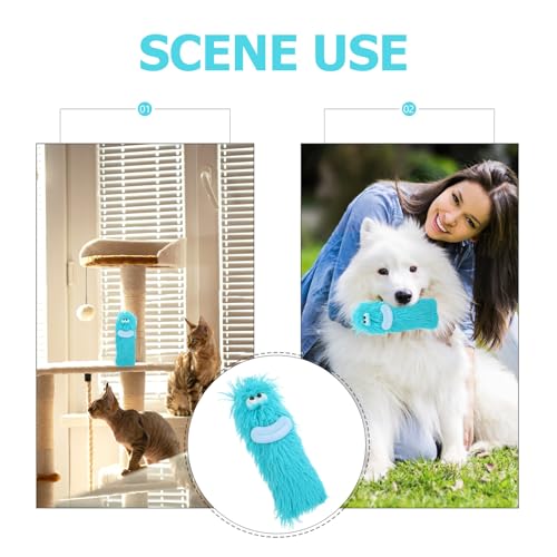 HANABASS Interactive Catnip Plush Pillow for Indoor Cats and Kittens, Chew for Teething, Soft Sturdy Plush Plaything with Catnip for Cat Entertainment