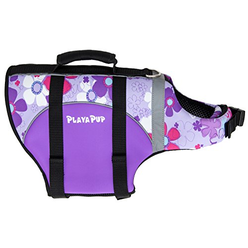 PlayaPup Dog Life Jacket, X-Large, Orchid - color: Orchid, size: X-Large