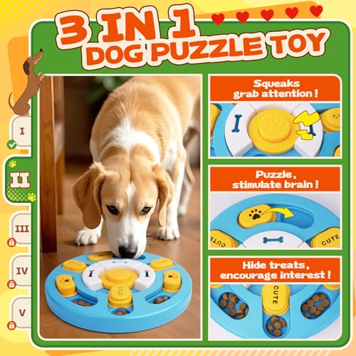 Forfon 10 Pack Complete Dog Puzzle Toys Set-Dog Lick Mat & Feeding Bowl with Suction Cups for Small & Medium Breeds,Enrichment Toys for IQ Training & Mentally Stimulating - color: Well-Rounded Dog Puzzle Toys