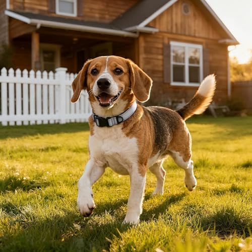 Reflective Dog Collar with Quick Release Buckle - Metal Ring - Adjustable Soft Neoprene Padded Basic Dog Collar for Small Medium Large Dogs (LightGray, Large :Width 1",Neck 15.7-23.6") - color: Lightgray, size: Large