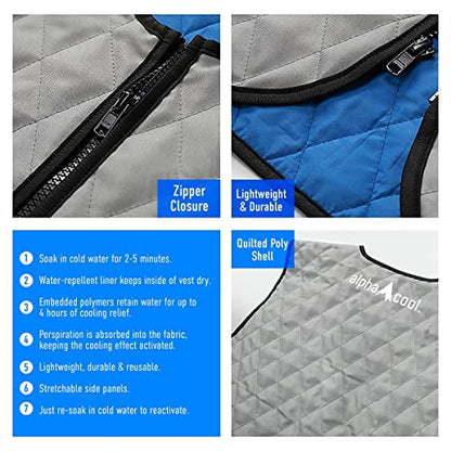 Alphacool Evaporative Cooling Vest S/M - size: XX-Large