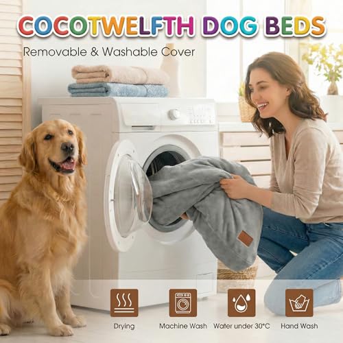 Indestructible Dog Beds Large Sized Dog, Dual-Layer Crate Bed Construction with Sponge and Memory Foam with Removable Washable Cover, Ultra Soft Surface & Non-Slip Bottom-42 x27 - size: 42"L x 27"W x 3"Th