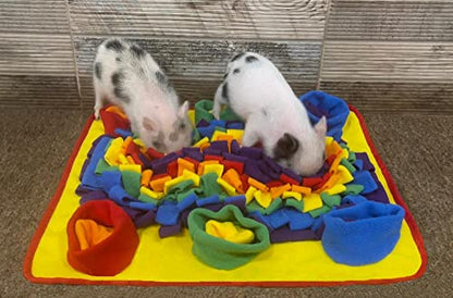 Interactive Dog Snuffle Mat for Mental Stimulation and Enrichment for Dogs Pigs Rabbits Cats and Other Pets