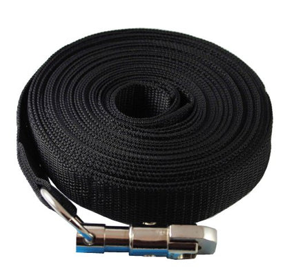 Dog Leash 1.2" Extra Wide Nylon 30 Feet Long for Training Secure Locking Snap