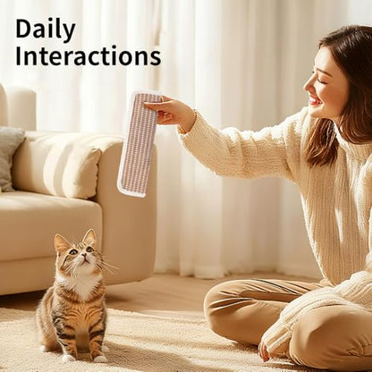 PAZ'S GIFT Cat Toy Kicky Pillow with Catnip, Interactive Indoor Scratching Design for Claw and Teeth Sharpening