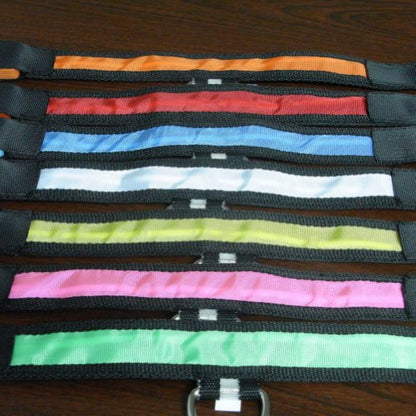 5 FT Reflective Dog Leash with Comfortable Padded Handle and Rotative Strong Metal Clasp and Flash Collar-Black - color: Black