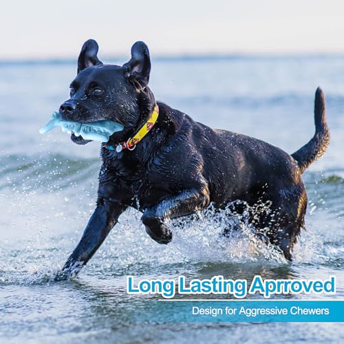 PETSTA Dog Chew Toys for Aggressive Chewers, Durable Dog Toys for Large Dogs, Heavy Duty Dog Toys/Large Dog Toys/Indestructible Dog Toys, Tough Dog Toys for Medium/Large Dogs Breed (New 4 Pack) - color: New 4 Pack