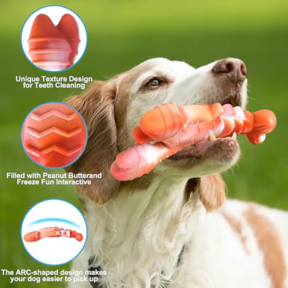 PETSTA Dog Chew Toys for Aggressive Chewers, Durable Dog Toys for Large Dogs, Heavy Duty Dog Toys/Large Dog Toys/Indestructible Dog Toys, Tough Dog Toys for Medium/Large Dogs Breed (New 4 Pack) - color: New 4 Pack