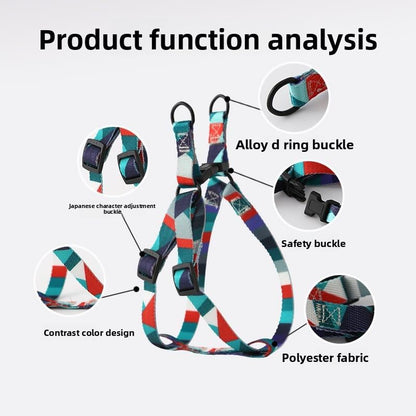 Dog Harness for Small Dogs (S, 8-22 lbs), Soft & Adjustable Escape Proof Pet Harness for Walking, Training, Hiking, Outdoor Activities