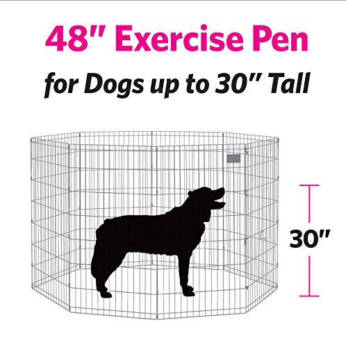 MidWest Homes for Pets Add-on Panel, 48 Inch - color: Black, size: 48H-Inch Pen Extension Panel