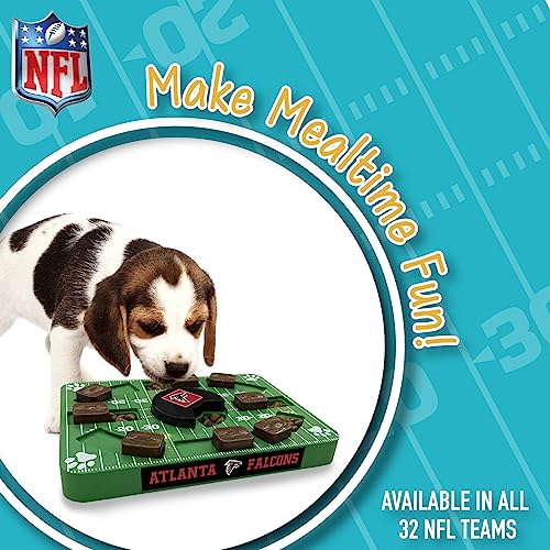 Pets First NFL Atlanta Falcons Puzzle Toy, Puzzle Treat Dog Toy, Interactive Dog Treat Toy, Dog Puzzle - color: ATLANTA FALCONS, size: Standard