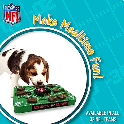 Pets First NFL Atlanta Falcons Puzzle Toy, Puzzle Treat Dog Toy, Interactive Dog Treat Toy, Dog Puzzle - color: ATLANTA FALCONS, size: Standard