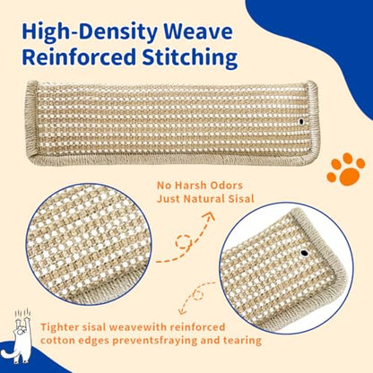 (2-Pack) Yesibeike Refillable Catnip Kicker Toy Kits, Washable Sisal Cover, 60g Catnip Pouch Each, Two Sisal Balls, Side Holes for DIY Teasers, Reinforced Stitching, Natural Odor Free Materials