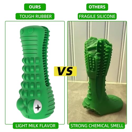 Dog Chew Toys for Aggressive Chewers – Alligator Dog Chew Toy for Large, Medium & Small Dogs – Tough Natural Rubber for Teeth Cleaning – Squeaky Interactive Dog Toys to Keep Them Busy