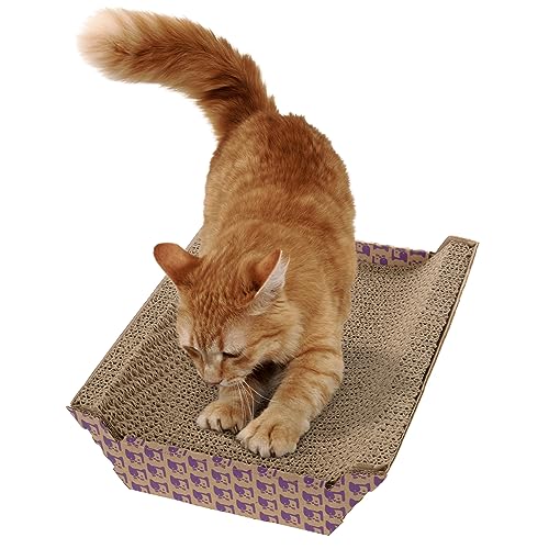 SmartyKat Super Scratcher Chaise Corrugated Cat Scratcher, Catnip Infusion Technology - Brown, One Size - size: One Size, style: Super Scratcher (Catnip Infused)