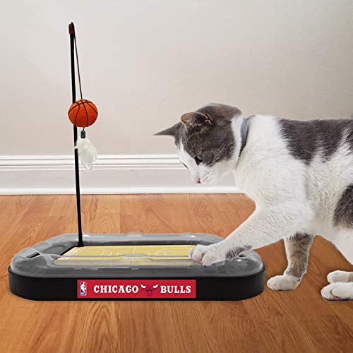 CHICAGO BULLS Basketball Cat Scratcher Toy - color: Chicago Bulls