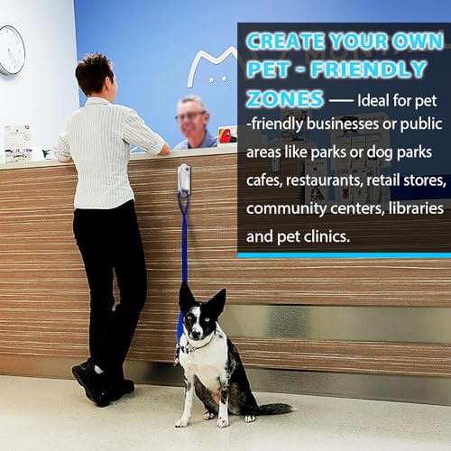 Heavy Duty Stainless Steel Dog Leash Wall Hook,Ultra-Secure Tie Out Anchor for Yard&Home,Anti-Escape Dog Chain Parking Hook,Rust-Proof&Easy to Install - size: X-Large