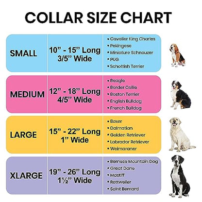 Dog Collar for Small Medium & Large Dogs - Heavy Duty Cotton Collar, Long Lasting, Adjustable, Strong and Durable and Quick Release Buckle, Quality Pink – Get It Now! - color: Pink, size: Medium