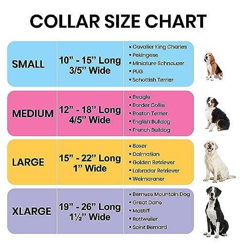 Dog Collar for Small Medium & Large Dogs - Woven Pattern on Long Lasting, Adjustable and Strong Puppy Quick Release Buckle, Quality Pink Collar – Get It Now! - color: Pink, size: Small