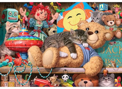 Anatolian Puzzle - Toy Cupboard Kitten, 260 Piece Jigsaw Puzzle, #3341 - color: Toy Cupboard Kitten