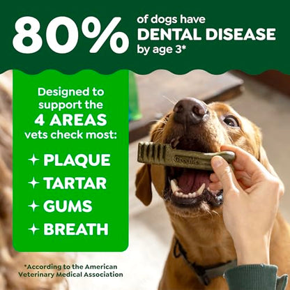 Greenies Veterinarian-Recommended Adult Natural Dental Dog Treats Large Size, Dog Dental Chews, Original Flavor, 12 oz. Pack, 8 Count - size: 8 Count (Pack of 1)