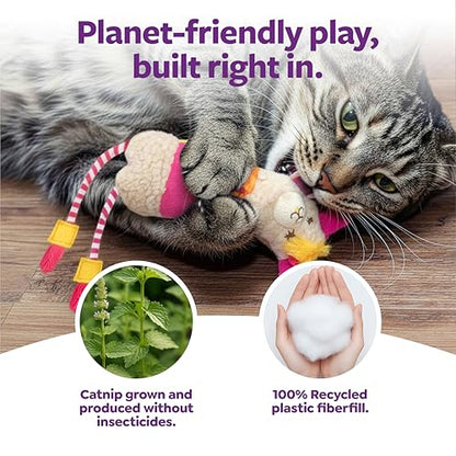 SmartyKat Leggy Llama Catnip Crinkly Plush Kicker Cat Toy, Soft Floppy Body for Wrestling & Bunny Kicks for Cats & Kittens - style: Leggy Llama